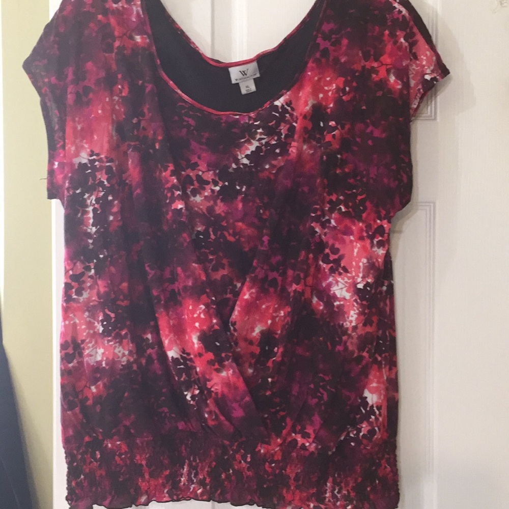 Worthington floral blouse XL